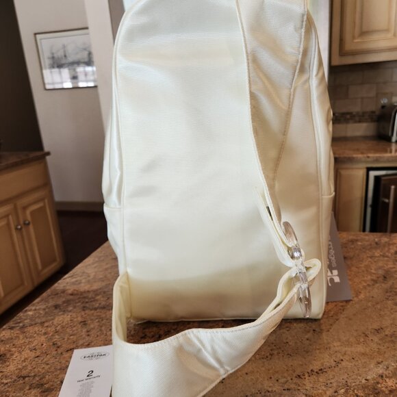 NWT Courreges x Eastpak limited edition crossbody backpack in Ice, dustbag main image 12
